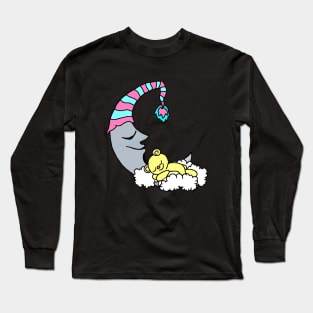 Bedtime Moon Bear Long Sleeve T-Shirt